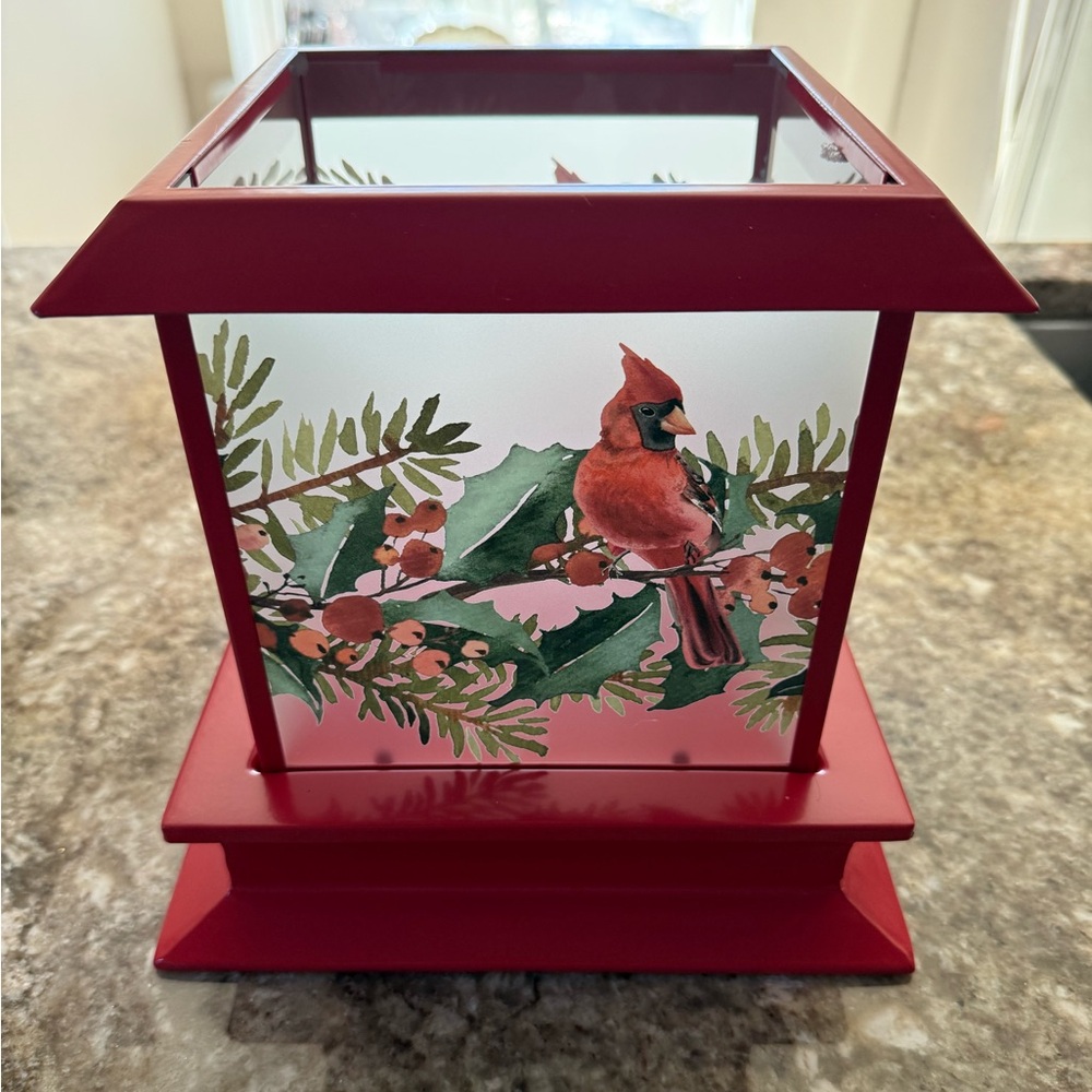 Red Cardinal Candle Holder - Picture 3 of 6